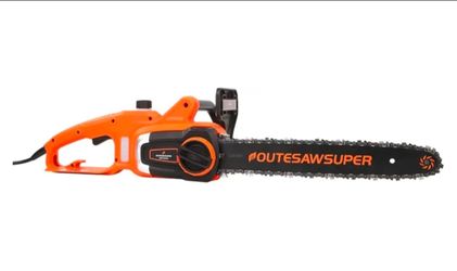 16-Inch Electric Chain Saw Side Motor Corded Electric Chainsaw with Automatic Chain Refueling, for Wood Cutting Tree Trimming Courtyard,