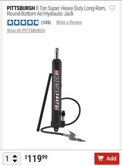 AIR/HYDRAULIC JACK