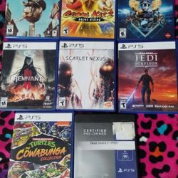 PS5 Games, $15 Each