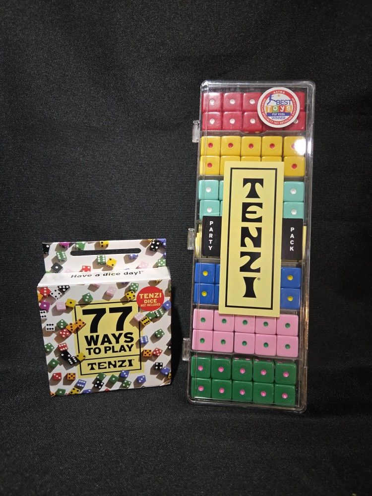 TENZI Party Pack Dice Game Bundle w/ 77 Ways to Play