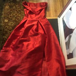 NEW Red Prom Formal Dress NEVER USED  