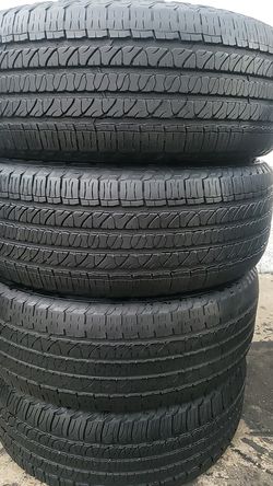 Four matching Goodyear tires for sale 265/50/20