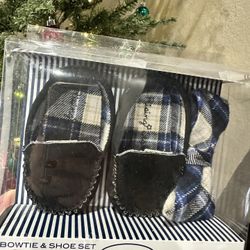 BOWTIE & SHOE SET FOR BABY