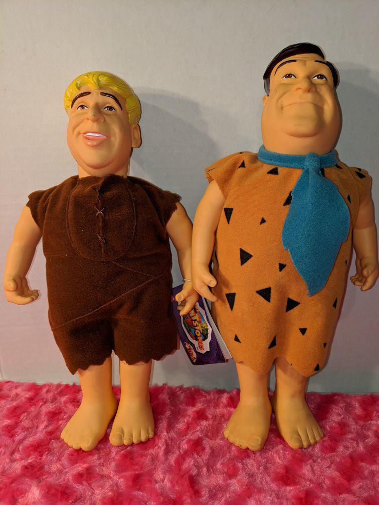 Fred and Barney Dolls