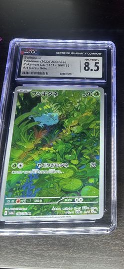 Pokemon Full Art Bulbasaur Starter Slab Rare 151 Japanese