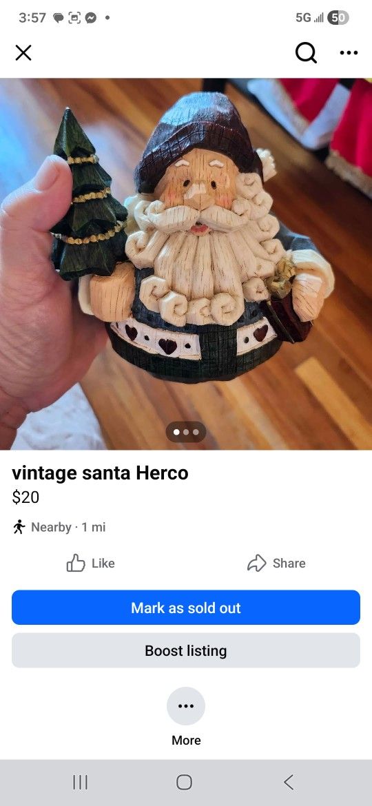 Vintage Santa
