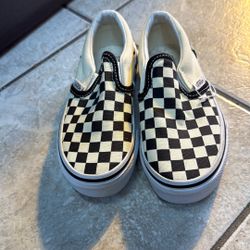 Kids Vans Classic Slip On Checkered 
