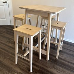 IKEA High Top Modern Kitchen Table 