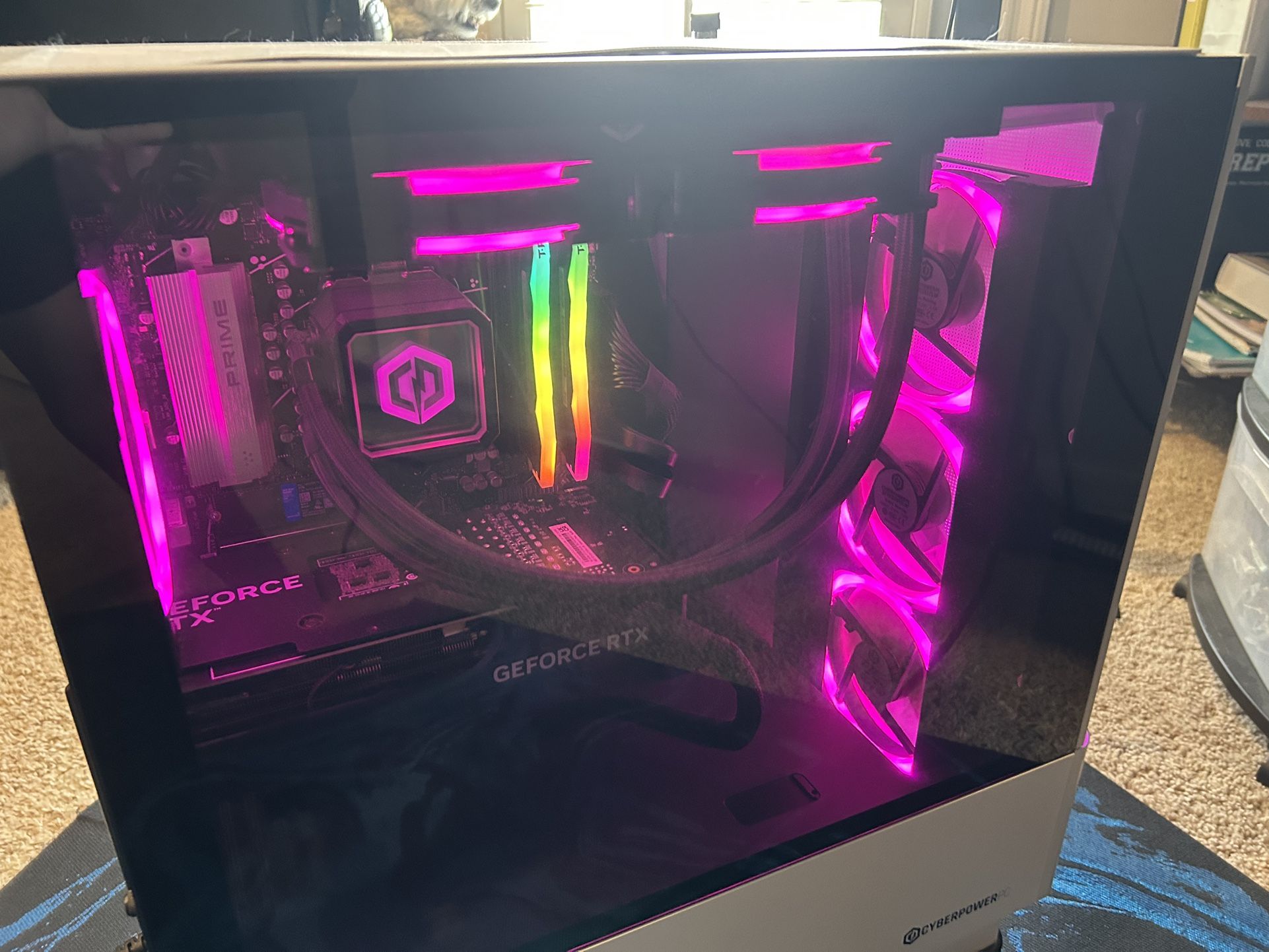 CyberPowerPC Gamer Supreme Gaming PC - Ryzen 7 7800X3D, RTX 4070 Super, 32GB DDR5, 2TB SSD