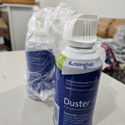 2 New 10 oz air duster cans for electronics or whatever.