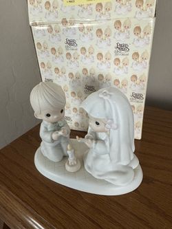 The Lord is Your Light to Happiness Precious Moment Figurine