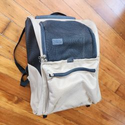 Pet Backpack Rolling Carrier