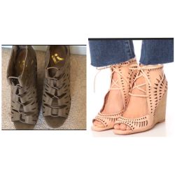 Lot Of 2 Wedge Heels Jeffrey Campbell, And Report