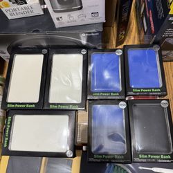 Slim Power Banks 5000 And 6000 Mah