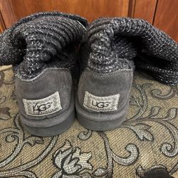 UGG Women's Cardy Grey Knit Casual, Size 8 ,Azusa