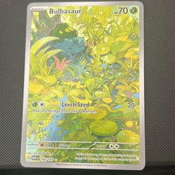 Bulbasaur EX 151 Pokemon Card 