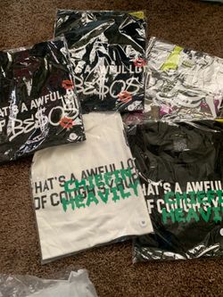 Awful lot of cough syrup tees