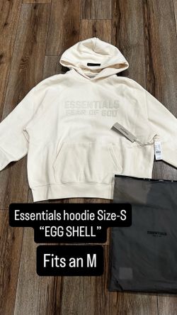 Essentials hoodie Egg shell