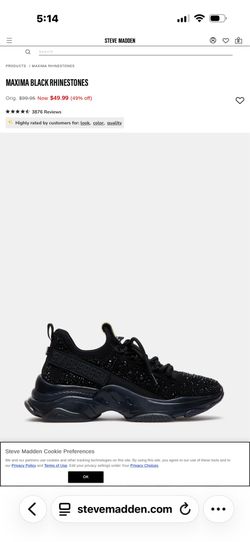 Maxim Black Rhinestone by Steve Madden