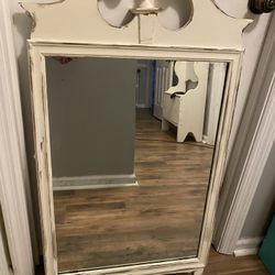 Antique White Mirror