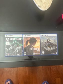 PS5 - Madden 26, Last of Us 1, Kingdome Come 2