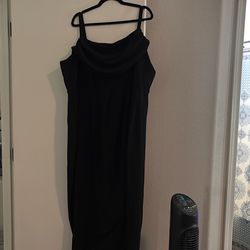 Black Slit Dress Torrid