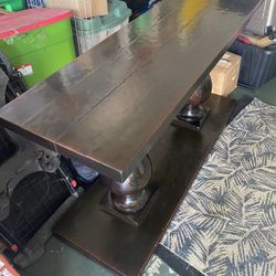 Mahogany Console Table