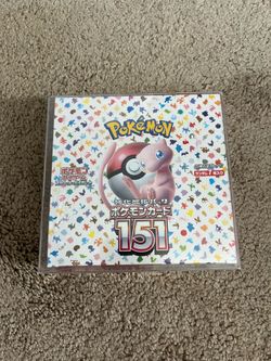 Sealed Pokémon 151 Japanese booster box
