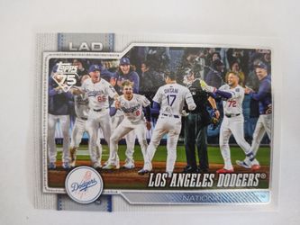 Dodgers Team Card