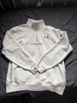 University of Miami fan Quarter Zip XL