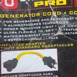  Generator Cord  50 Ft ,10/3 