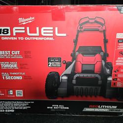 Milwaukee
M18 FUEL Brushless Cordless 21 in. Walk Behind Dual Battery Self-Propelled Mower w/(2) 12.0Ah Battery and Rapid Charger
