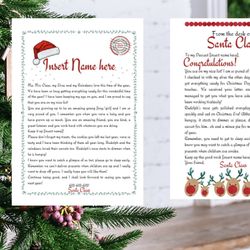Santa letters 
