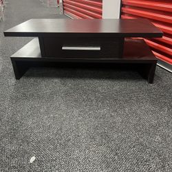 Brown Wood Modern Coffee Table 