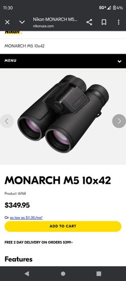 Monarch M511 10x42 Binoculars 