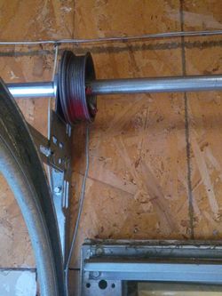 Garage Door Broken Spring Opener Off Track Replace Adjustment And Parts