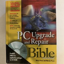 PC Upgrade And Repair Bible (New) CD - Rom - Included 1383 - Pages  