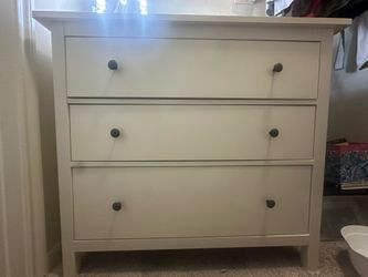 White 3 drawer- dresser