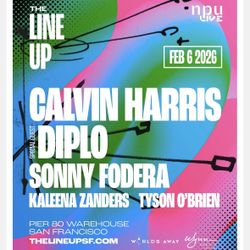 Calvin Harris 2-6 SF 2x GA Last Chance (almost sold out) $350 2 Tickets.