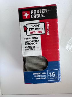 Porter-Cable 1 1/4” Finish Nails