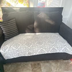 Black Loveseat 
