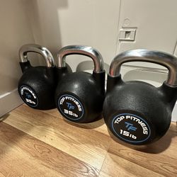 Kettlebells, Set Of 3