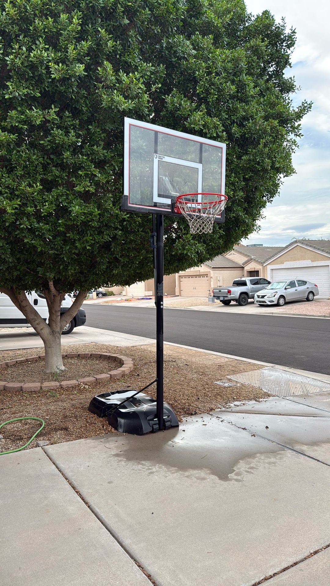 Lifetime shatterproof basketball hoop