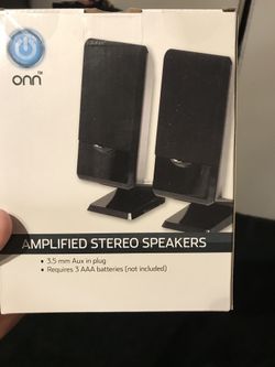 New in package speakers