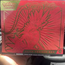 Pokémon Scarlet & Violet ETB Box 