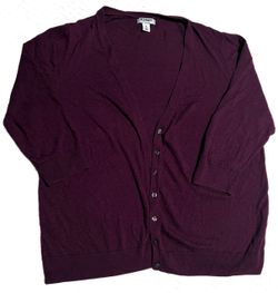 Women’s Old Navy Half Sleeve Cardigans in Plum and Teal