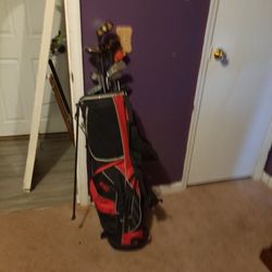 Misc Golf Clubs With Bag