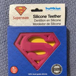 Bumkins Pink Superman Teether