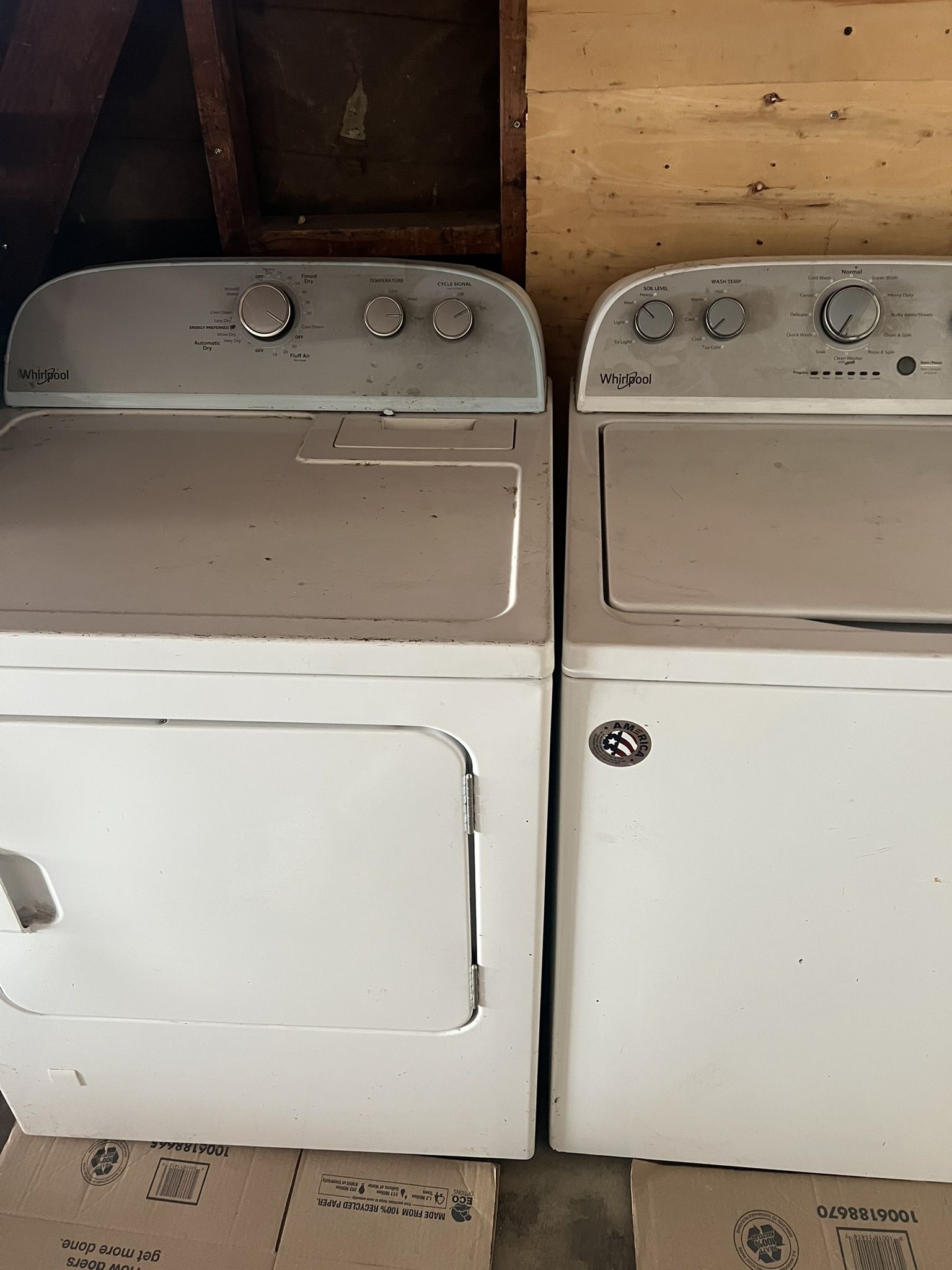 Whirlpool Electric Dryer Washer
