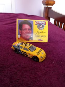 Johnny Benson #26 Car With Autographed Trading Card $5